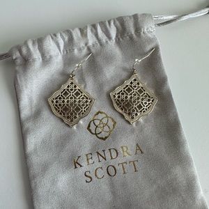Kendra Scott Kristen Gold Drop Filigree